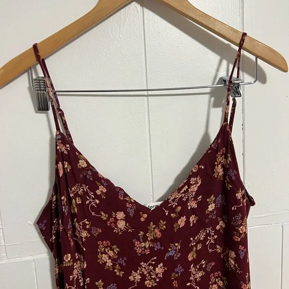 Women’s REFORMATION RED FLORAL MIDI DRESS size 12 - Picture 4 of 10